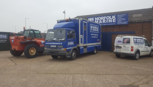 Mobile Diving Unit Delivered to Lowestoft Yard