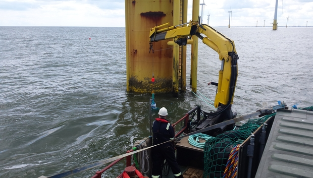 Norfolk Marine Ltd Completes First Installation of their Tyre Filled Net (TFN) Scour Remediation System